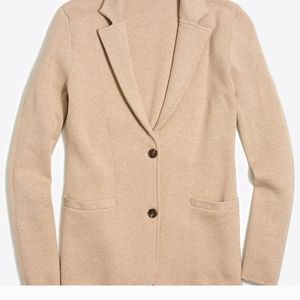 J. Crew Tan Women's Sweater Blazer